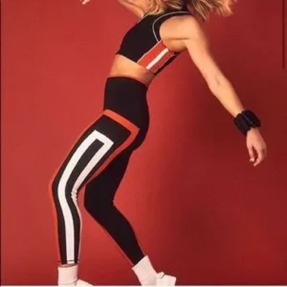Free People Movement color block workout Leggings XS - Picture 2 of 11